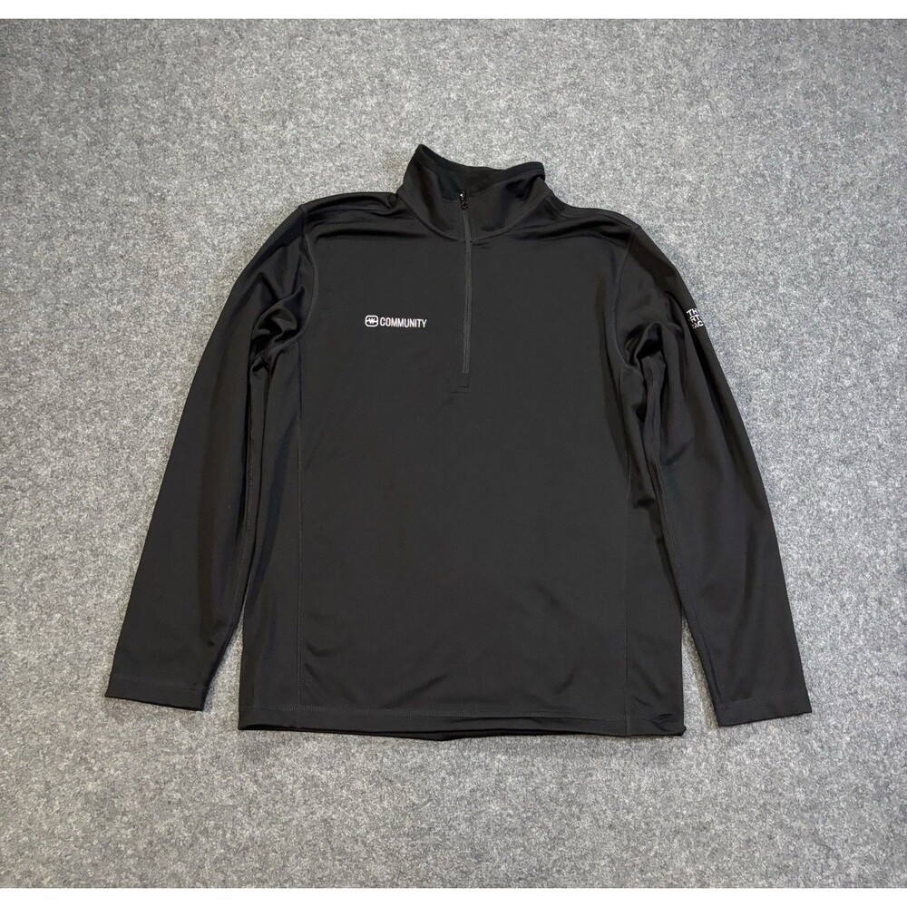 North Face 1/4 Zip Pullover Men’s Medium Long Sleeve Fleece Black